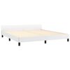 vidaXL Rám postele s čelem bez matrace bílý 160x200 cm