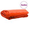 vidaXL Plachta 650g / m² Oranžová 3 x 4 m