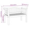 vidaXL Zahradn&iacute; lavice Hněd&aacute; 120 x 53.5 x 85 cm Masivn&iacute; teakov&eacute; dřevo