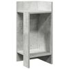 vidaXL Odkl&aacute;dac&iacute; stolek s polic&iacute; betonov&aacute; &scaron;ed&aacute; 25,5x27x60 cm