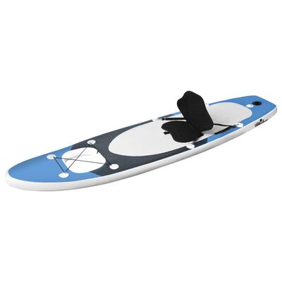 vidaXL Nafukovací SUP paddleboard s příslušenstvím modrý 360x81x10 cm