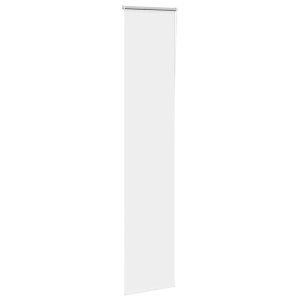 vidaXL Roleta zatemňovac&iacute; b&iacute;l&aacute; 50x210 cm &scaron;&iacute;řka l&aacute;tky 45,7 cm polyester