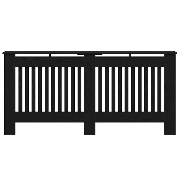 vidaXL Kryt radi&aacute;toru Čern&yacute; dub 172 x 19 x 81,5 cm kompozitn&iacute; dřevo