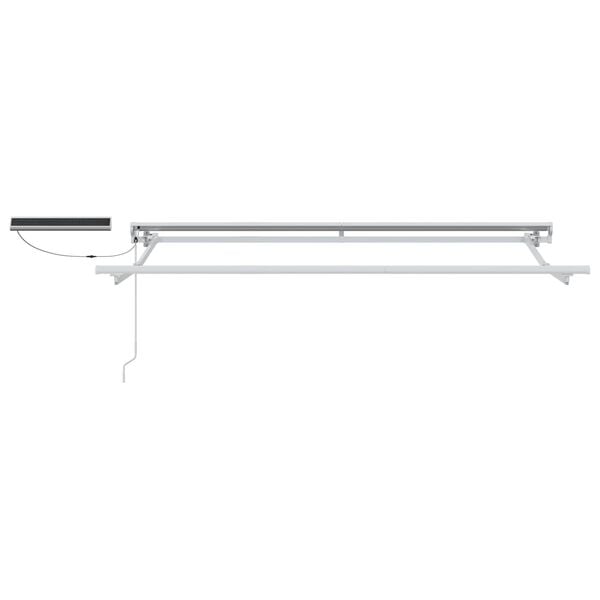 vidaXL Elektrick&aacute; Retrakčn&iacute; mark&yacute;za Antracitov&aacute; a b&iacute;l&aacute; 2,5 x 2 m