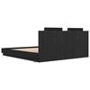 vidaXL R&aacute;m postele s čelem Čern&yacute; dub 180 x 200 cm kompozitn&iacute; dřevo