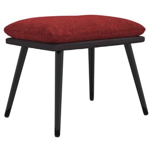vidaXL Podnožka v&iacute;nov&aacute; 45x29,5x35 cm textil a uměl&aacute; kůže