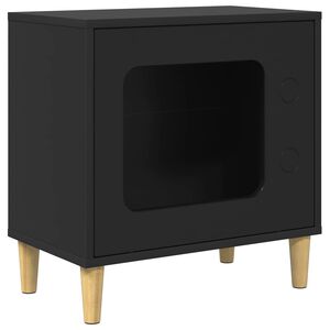 vidaXL Kočič&iacute; dům Čern&aacute; 51 x 30 x 52 cm Kompozitn&iacute; dřevo