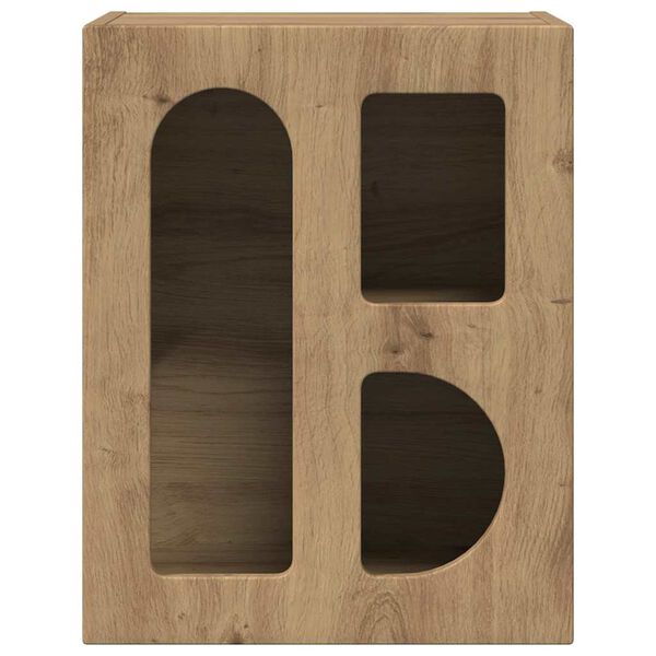 vidaXL Nočn&iacute; stolek Artisanov&yacute; dub 40 x 35 x 50 cm kompozitn&iacute; dřevo