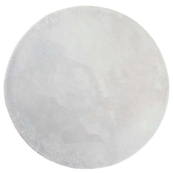 vidaXL Koberec HUARTE kr&aacute;tk&yacute; vlas měkk&yacute; a prateln&yacute; &scaron;ed&yacute; &Oslash; 80 cm