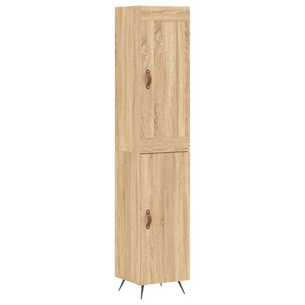 vidaXL Skř&iacute;ň highboard dub sonoma 34,5 x 34 x 180 cm kompozitn&iacute; dřevo