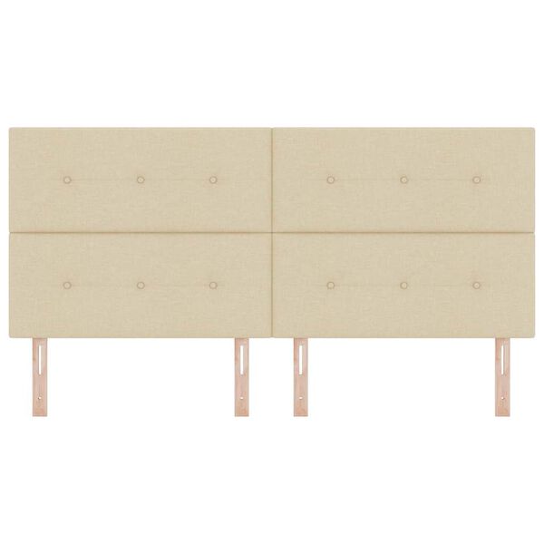 vidaXL Čelo postele s čelo Kr&eacute;mov&aacute; 200 cm Uměl&aacute; kůže