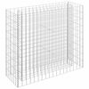 vidaXL Gabionov&yacute; vyv&yacute;&scaron;en&yacute; z&aacute;hon pozinkovan&aacute; ocel 90 x 30 x 90 cm