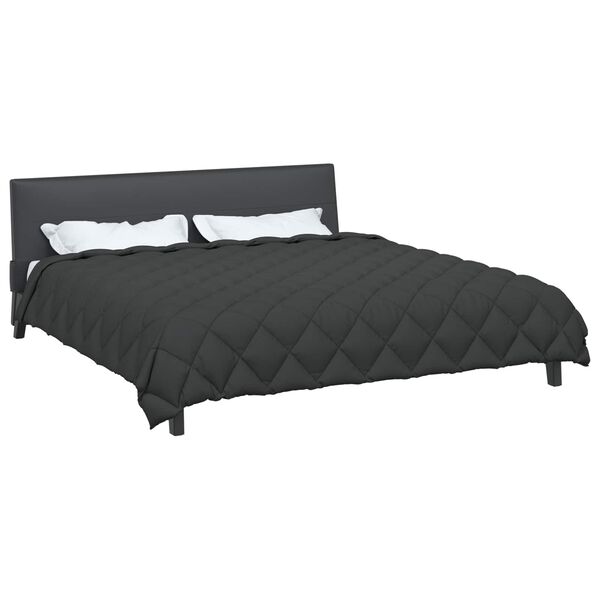 vidaXL Zimn&iacute; přikr&yacute;vka Antracit 220 x 240 cm Mikrovl&aacute;kno