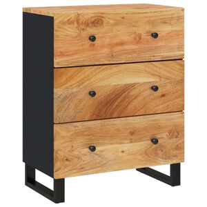 vidaXL Př&iacute;born&iacute;k 60 x 33 x 75 cm masivn&iacute; ak&aacute;ciov&eacute; dřevo