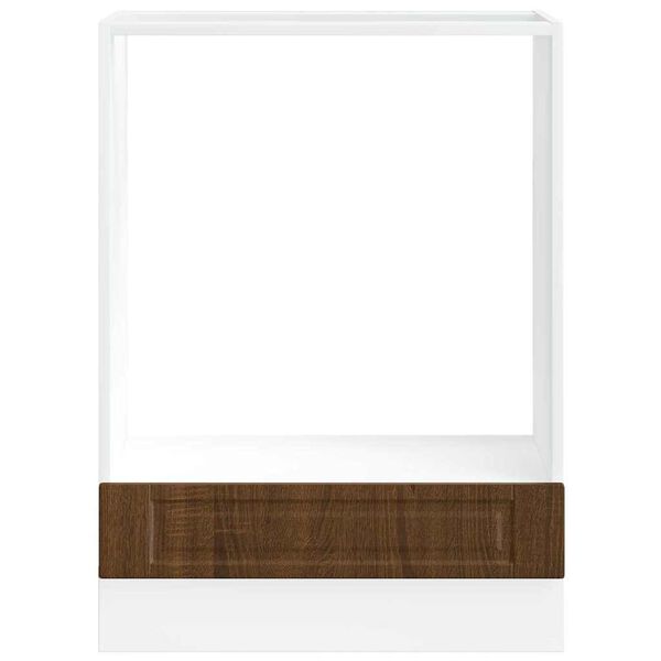 vidaXL Skříňka na troubu "Porto" hnědý dub kompozitní dřevo