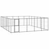 vidaXL Venkovn&iacute; ps&iacute; kotec ocel 36,3 m&sup2;