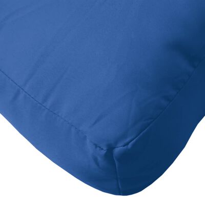 vidaXL Poduška na palety královsky modrá 80 x 80 x 12 cm textil