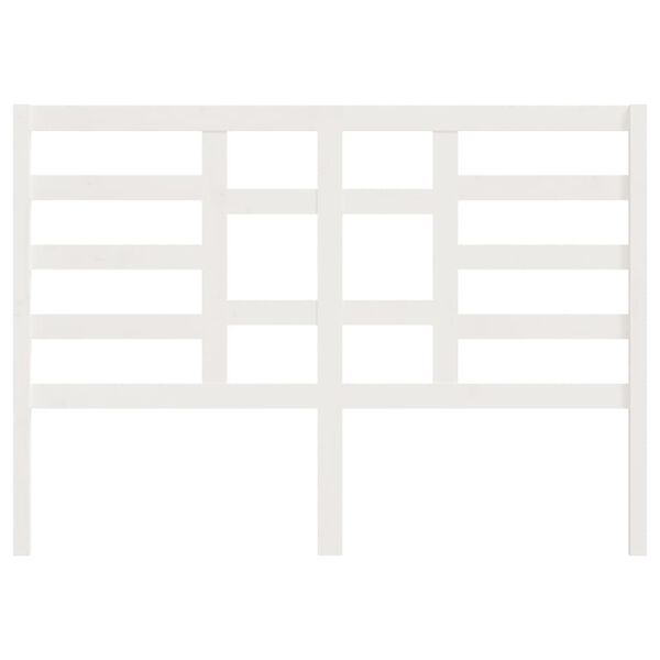 vidaXL Čelo postele b&iacute;l&eacute; 166 x 4 x 104 cm masivn&iacute; borovice