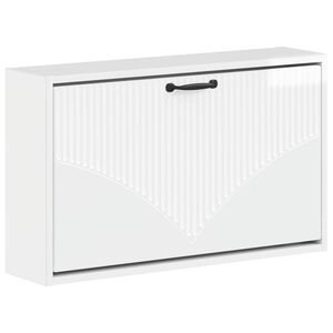 vidaXL N&aacute;stěnn&aacute; skř&iacute;ň na boty HOORN 71 x 17 x 43 cm Kompozitn&iacute; dřevo