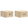 vidaXL N&aacute;stěnn&yacute; nočn&iacute; stolek 2 pcs Dub sonoma 33 x 34,5 x 20 cm