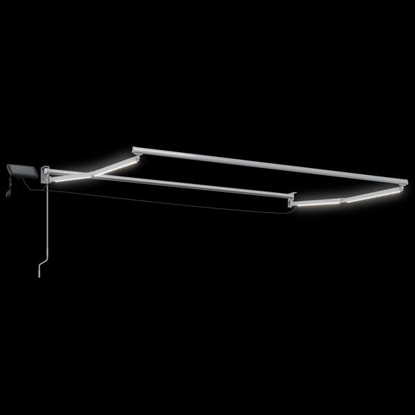 vidaXL Ručn&iacute; v&yacute;suvn&aacute; mark&yacute;za s LED p&aacute;sky V&iacute;cebarevn&yacute; 3,5 x 2 m