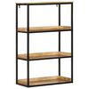 vidaXL knihovna 70 x 35 x 110 cm Masivn&iacute; magnovn&iacute;kov&eacute; dřevo
