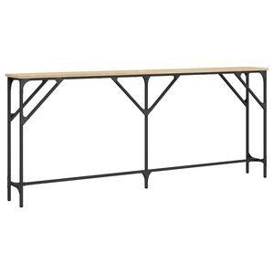 vidaXL Konzolov&yacute; stolek dub sonoma 180 x 23 x 75 cm kompozitn&iacute; dřevo