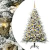 vidaXL Uměl&yacute; přednažen&yacute; v&aacute;nočn&iacute; stromek se soupravou koul&iacute; 300 LED