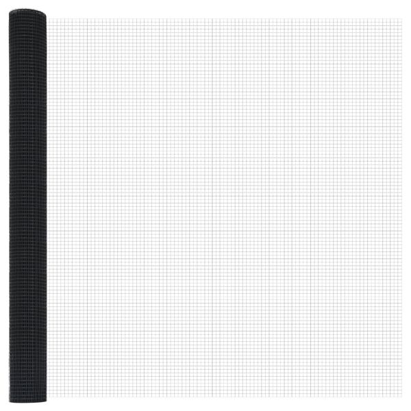 vidaXL Svařovaný drátěný plot Šedá 1.6 x 25 m Ocel