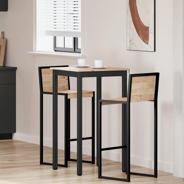 vidaXL Barov&yacute; stůl Př&iacute;rodn&iacute; 110 x 55 x 105 cm Masivn&iacute; borov&eacute; dřevo