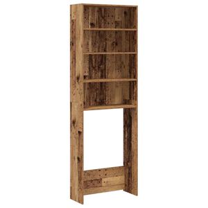 vidaXL Skř&iacute;ňka nad pračku old wood 64 x 24 x 190 cm