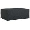 vidaXL Pokryv na n&aacute;bytek Jednobarevn&yacute; Čern&aacute; 280 x 204 x 106 cm 420D
