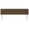 vidaXL Čela postele tmavě hněd&aacute; 160x5x78/88 cm l&aacute;tka
