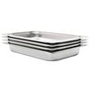 vidaXL Gastron&aacute;doby 4 ks GN 1/1 65 mm nerezov&aacute; ocel