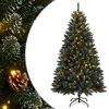 vidaXL Uměl&yacute; v&aacute;nočn&iacute; stromek s 300 LED 240 cm