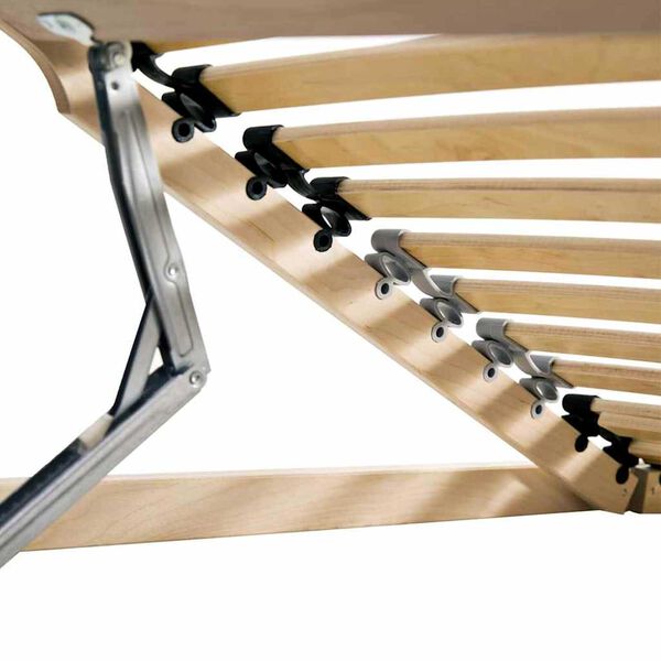 vidaXL Lamelový rošt s čelo Hnědá 70 x 190 cm Masivní bukové dřevo