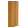 vidaXL Stře&scaron;n&iacute; panel 36 ks Př&iacute;rodn&iacute; 100 x 45 cm Pozinkovan&aacute; ocel
