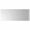 vidaXL LED koupelnov&eacute; zrcadlo Transparentn&iacute; 100 x 40 cm tvrzen&eacute; sklo
