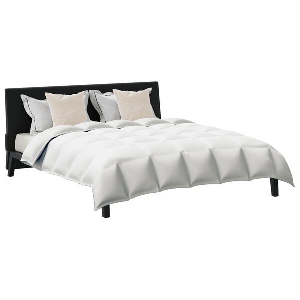 vidaXL Sada přikr&yacute;vek s pol&scaron;t&aacute;řem 3 pcs B&iacute;l&aacute; Peř&iacute;