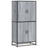 vidaXL Skř&iacute;ň highboard &scaron;ed&aacute; sonoma 68 x 35 x 139 cm kompozitn&iacute; dřevo