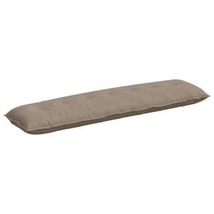 vidaXL Pol&scaron;t&aacute;ř na z&aacute;da Taupe 200 x 50 cm Mikrovl&aacute;kno