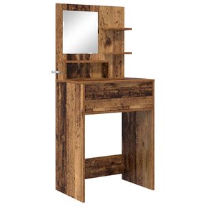 vidaXL Toaletn&iacute; stolky do ložnice Star&eacute; dřevo 80 x 39,6 x 135 cm