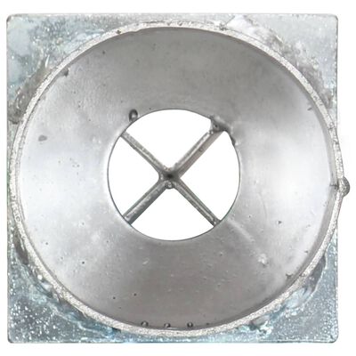 vidaXL Kotvící hroty 2 ks stříbrné 8 x 61 cm pozinkovaná ocel