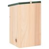 vidaXL Ptač&iacute; budky 10 ks masivn&iacute; jedlov&eacute; dřevo 12 x 12 x 22 cm
