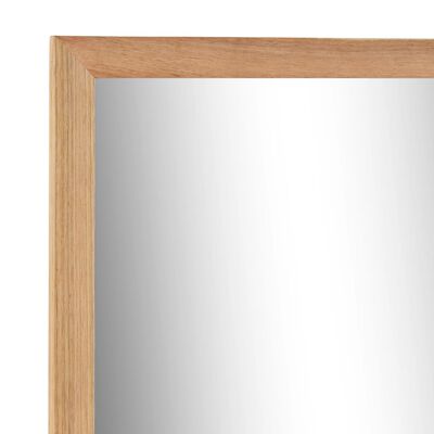 vidaXL Koupelnové zrcadlo 60 x 12 x 62 cm masivní ořechové dřevo