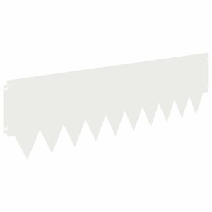 vidaXL Okraj tr&aacute;vn&iacute;ku 10 pcs 103 x 30 cm kov B&iacute;l&aacute;