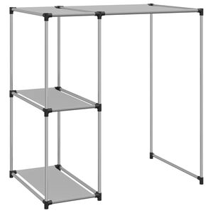 vidaXL &Uacute;ložn&yacute; reg&aacute;l nad pračku &scaron;ed&yacute; 87 x 55 x 90,5 cm železo