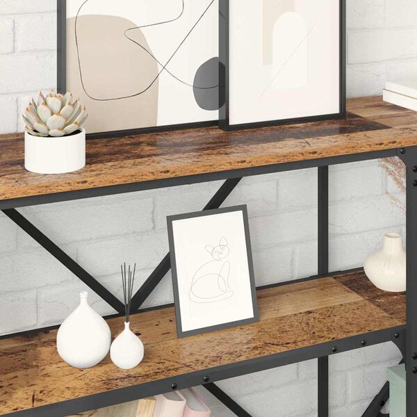 vidaXL Konzolov&yacute; stolek Star&eacute; dřevo 180 x 30 x 75 cm kompozitn&iacute; dřevo