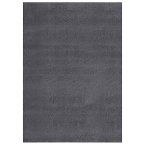 vidaXL Prateln&yacute; koberec kr&aacute;tk&yacute; vlas 160x230 cm protiskluzov&yacute; antracit