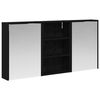 vidaXL Sada koupelnov&yacute;ch skř&iacute;něk 3 ks 126 x 16 x 62,5 cm
